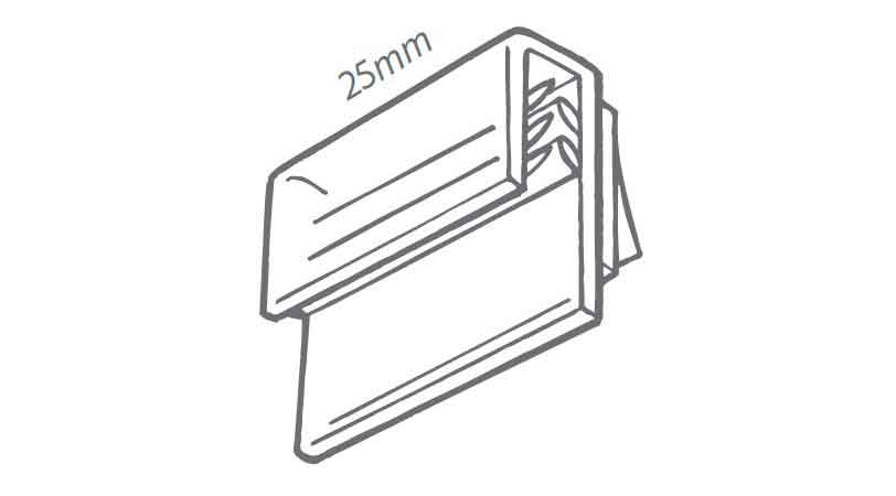 Grip Strip Adhesivo esquema