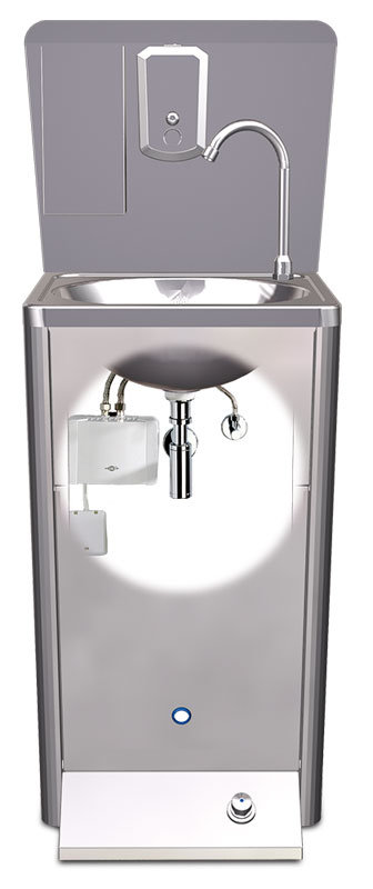 Calentador de agua instantáneo para instalaciones de lavamanos