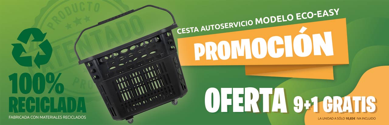 Cesta autoservicio promoción especial vatisa