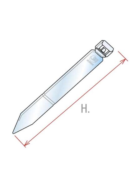 Paleta 150 mm para portaprecios